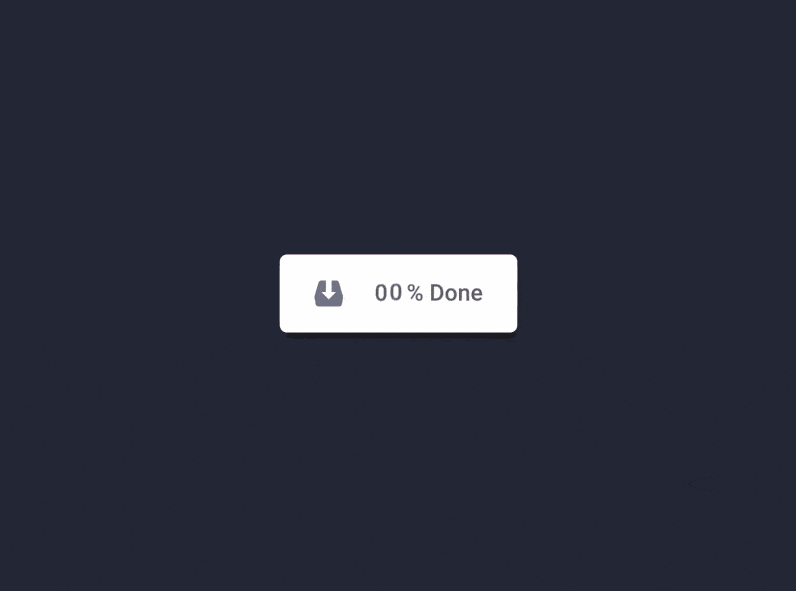 download button microinteraction