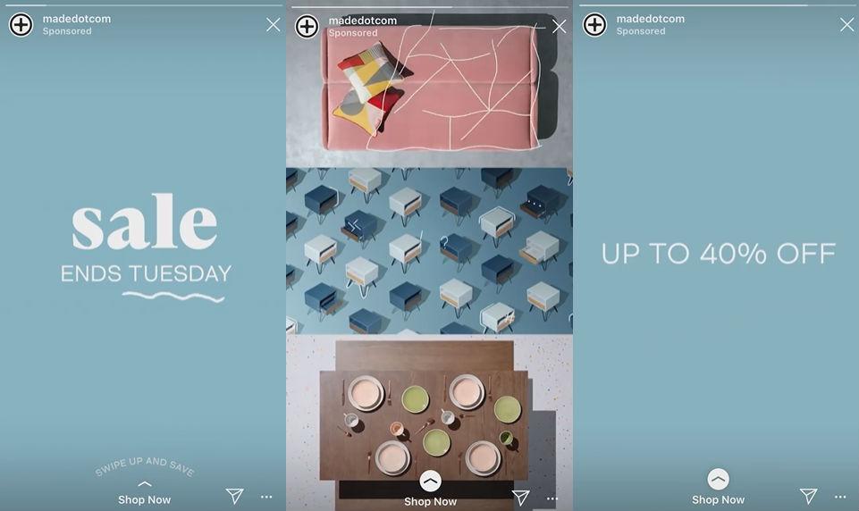 madedotcom instagram ad