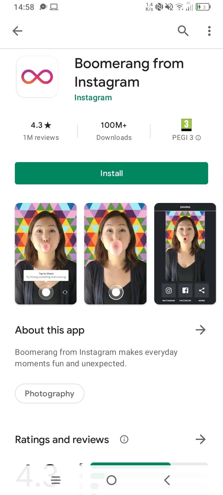 Boomerang Instagram download