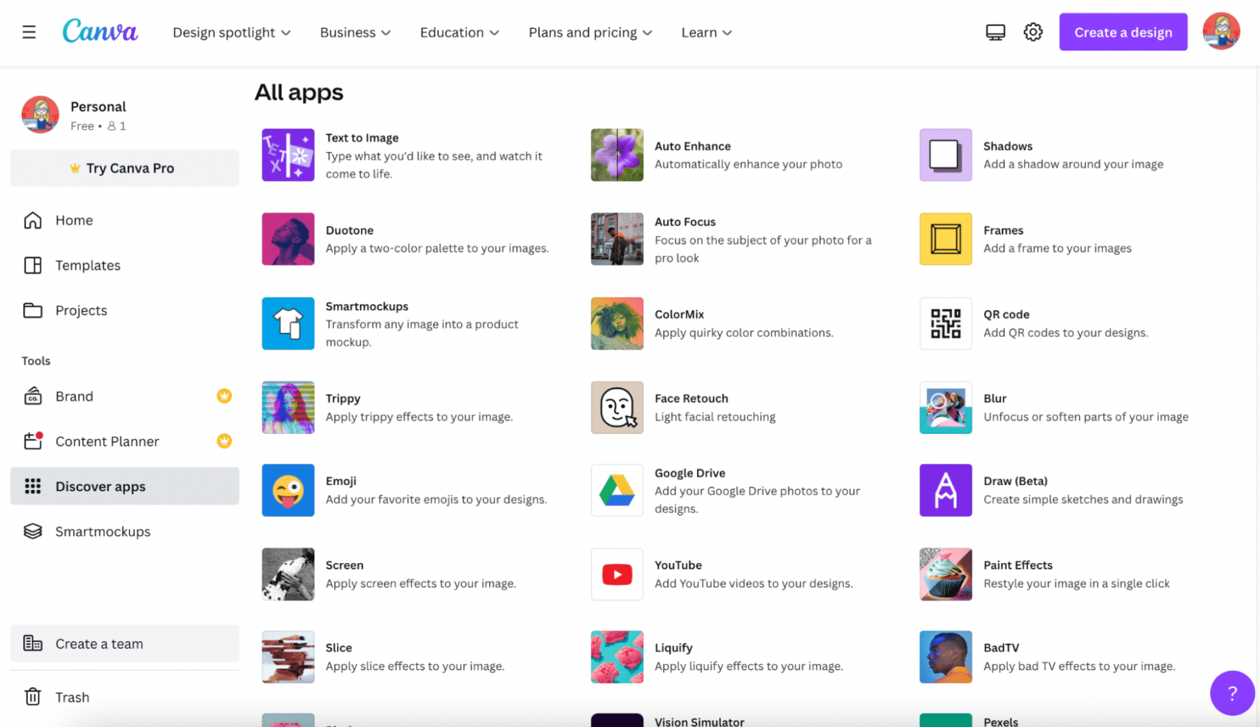 Canva apps