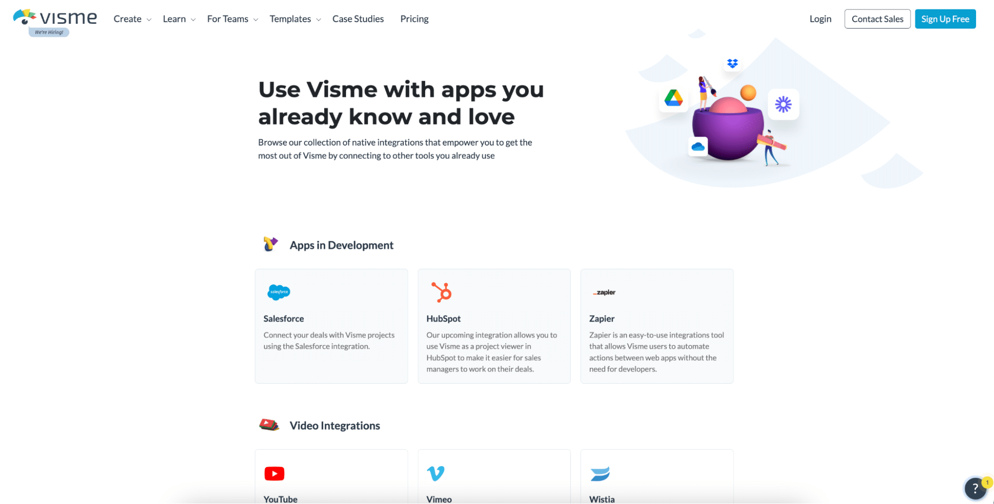 Visme apps