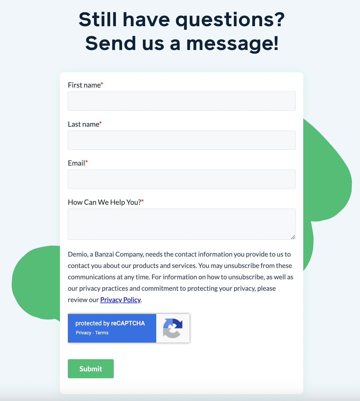 Demio customer support
