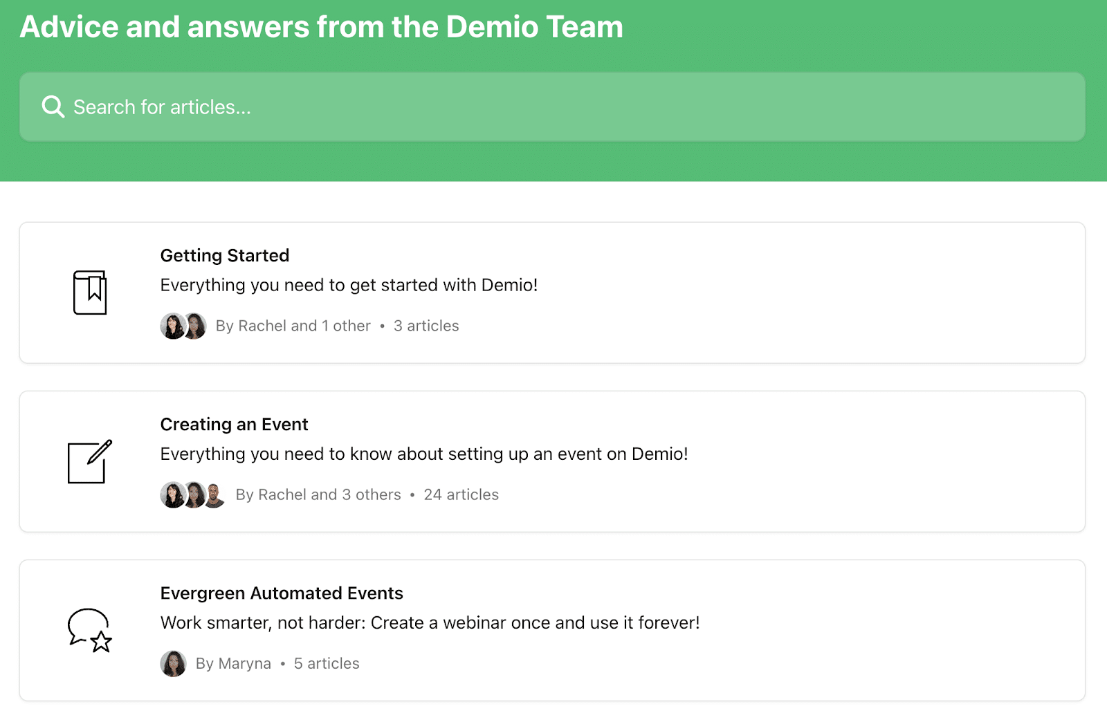 Demio customer support